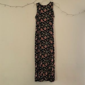 Vintage Floral Maxi Dress